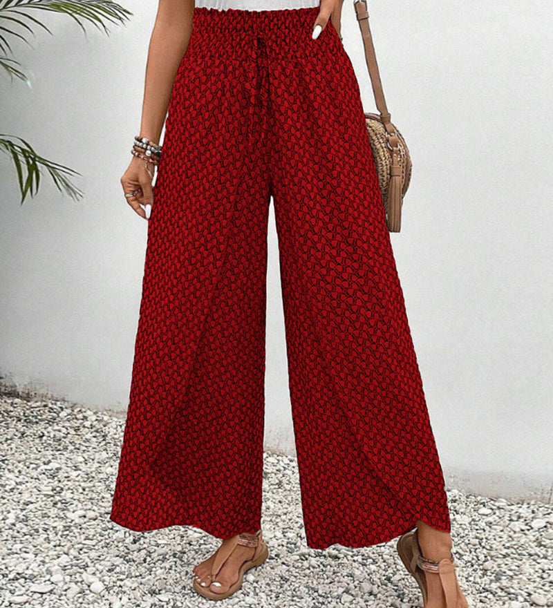 Vide Sommerbukser med Elastisk Talje – Let og Elegant Komfort