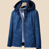 Vandtæt softshell damejakke med hætte og varm fleeceforing