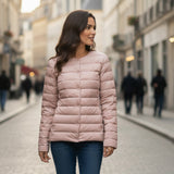 Let Quiltet Jakke med Slankt Snit og Komfortabel Hverdagsstil