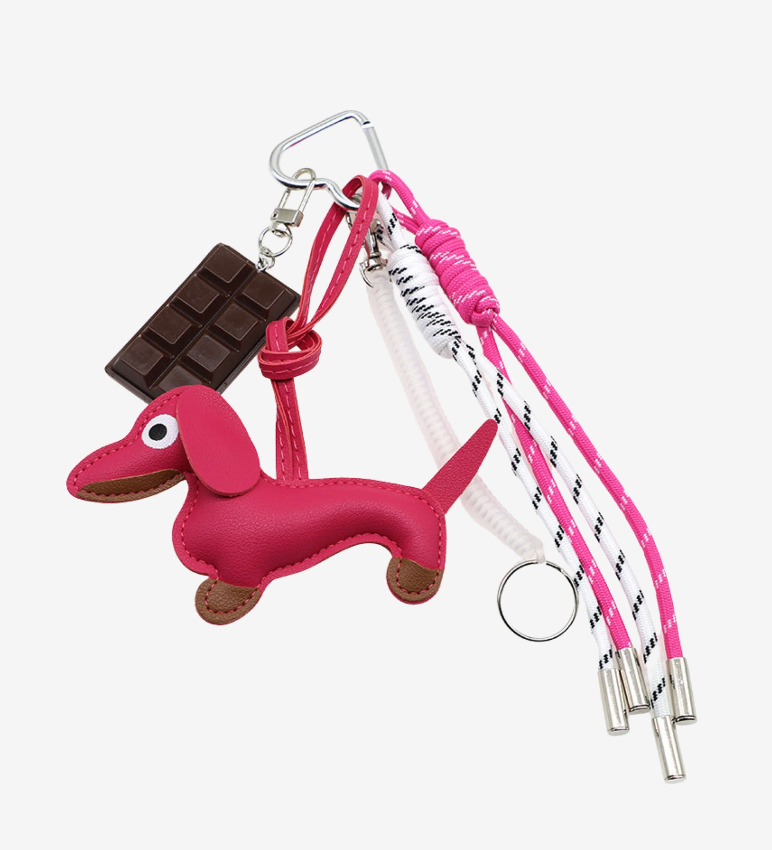 Nøglering med Hund & Chokolade – Sjov og Stilfuld Accessory