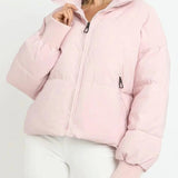 Kort Oversized Vinterjakke til Kvinder – Varm, Let og Stilfuld