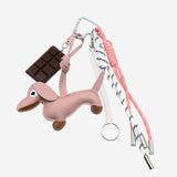 Nøglering med Hund & Chokolade – Sjov og Stilfuld Accessory
