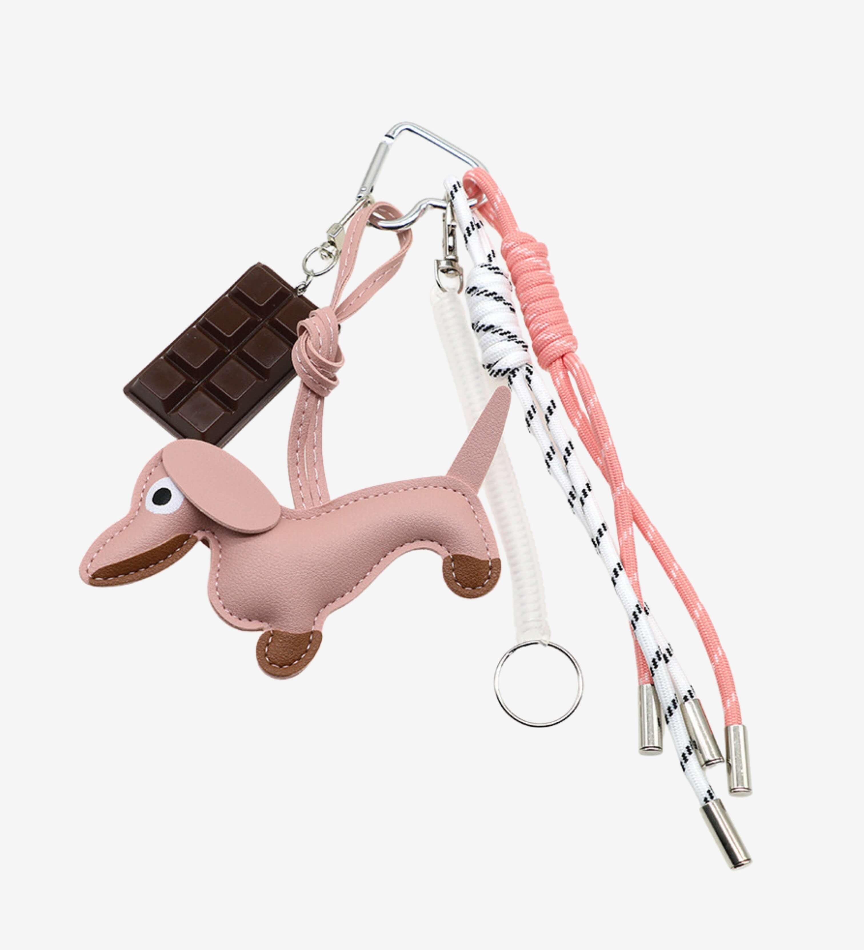 Nøglering med Hund & Chokolade – Sjov og Stilfuld Accessory