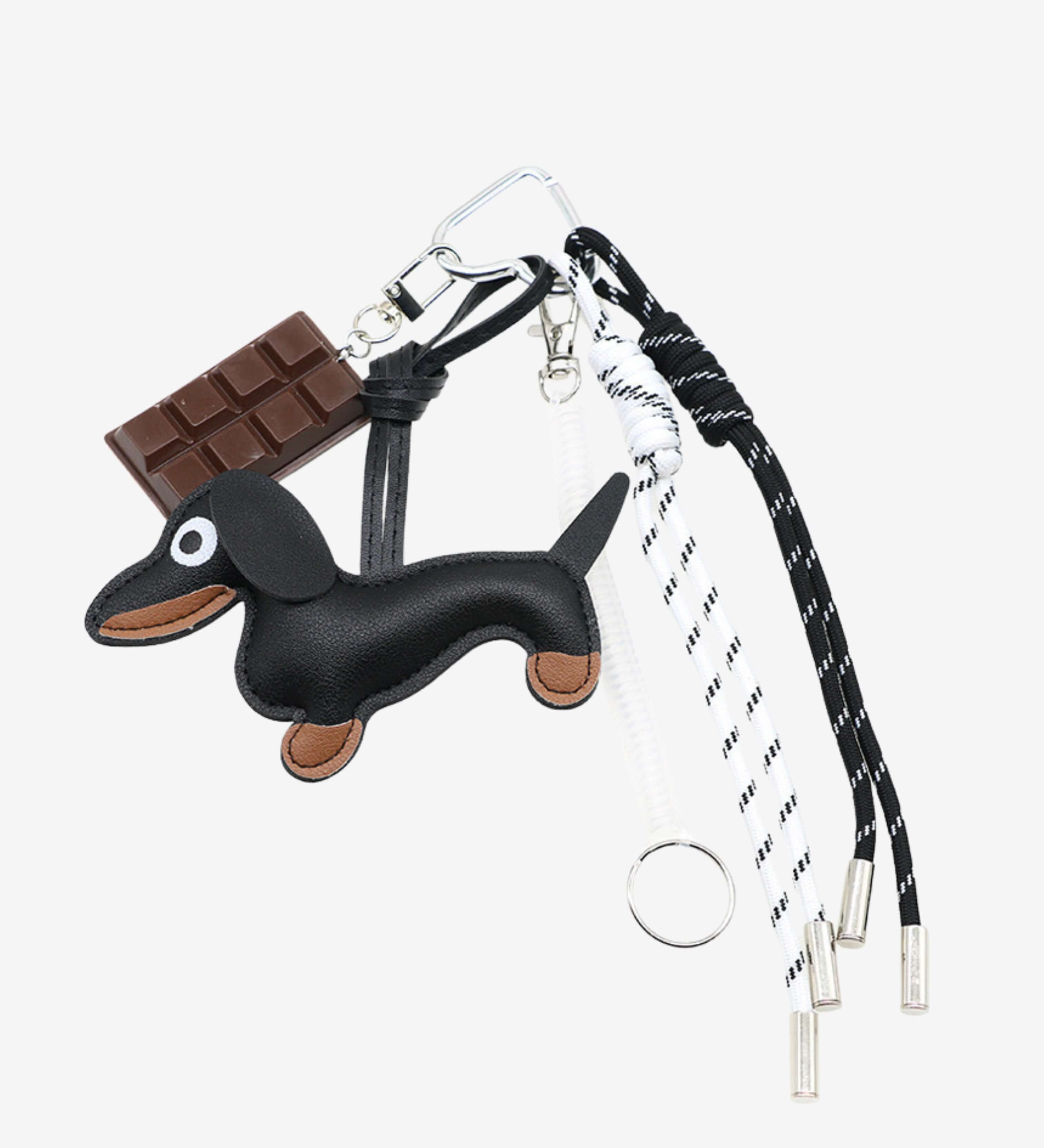 Nøglering med Hund & Chokolade – Sjov og Stilfuld Accessory