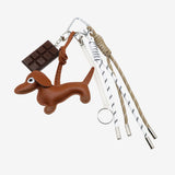 Nøglering med Hund & Chokolade – Sjov og Stilfuld Accessory