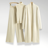 Elegant 3-Delt Blazer Sæt med Vest og Bukser – Moderne Power Look