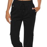 Capri Bukser med Knapdetaljer og Elastisk Talje – Komfortabel Sommerstil