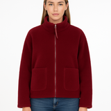 Teddy fleece jakke – varm, blød og stilfuld