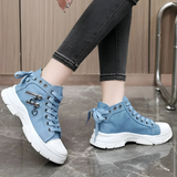 Høje Sneakers med Chunky Sål og Dekodetaljer