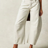 Leopardmønstrede wide leg bukser – moderne komfort og vovet stil