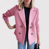 Klassisk Blazer med Elegant Snit og Moderne Hverdagsstil