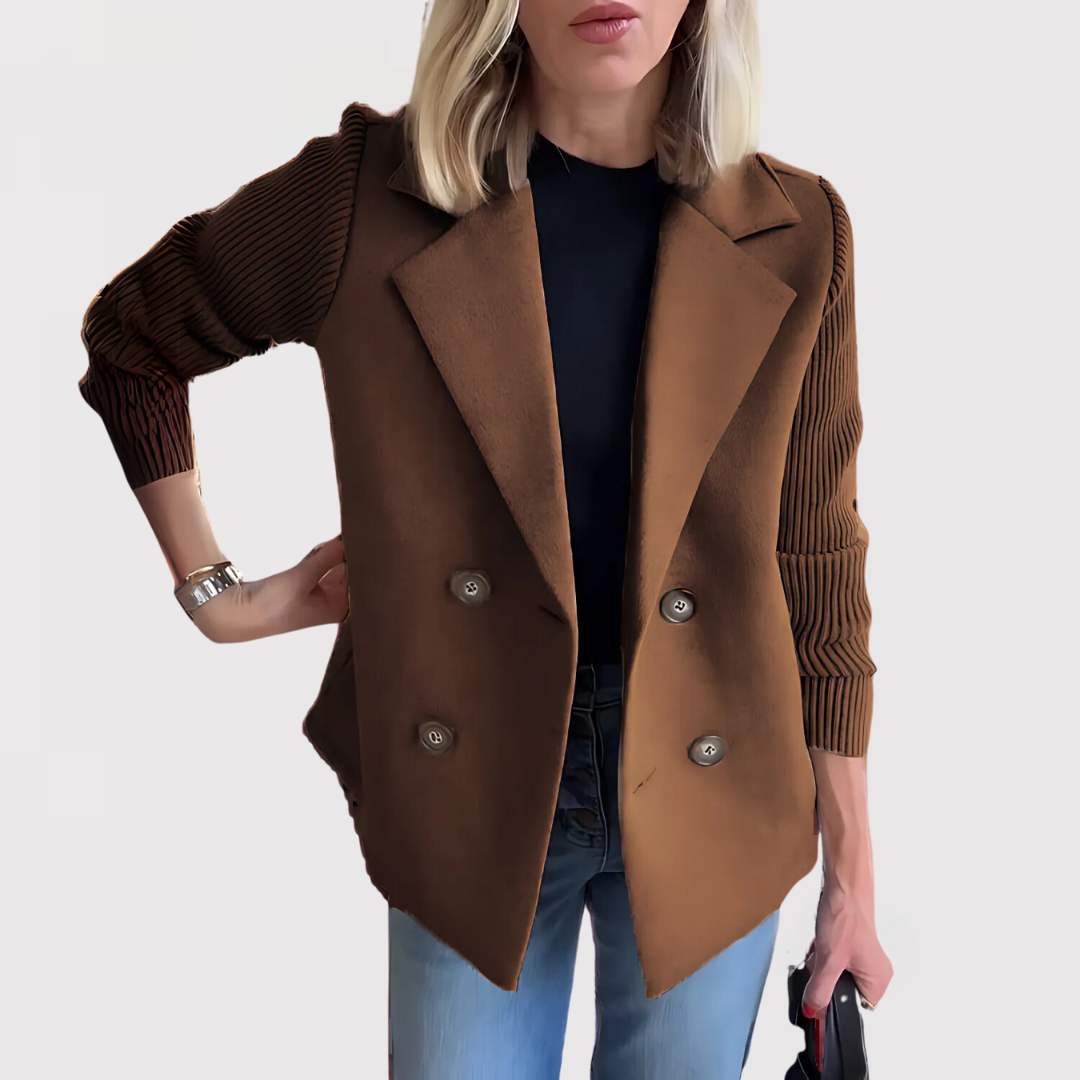 Klassisk Blazer med Elegant Snit og Moderne Hverdagsstil