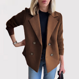 Klassisk Blazer med Elegant Snit og Moderne Hverdagsstil