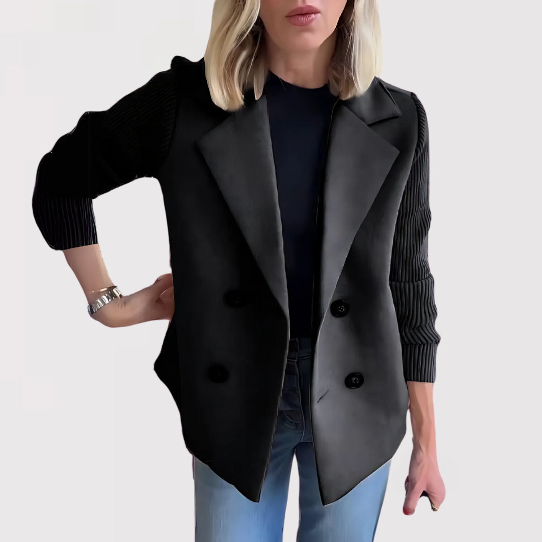Klassisk Blazer med Elegant Snit og Moderne Hverdagsstil