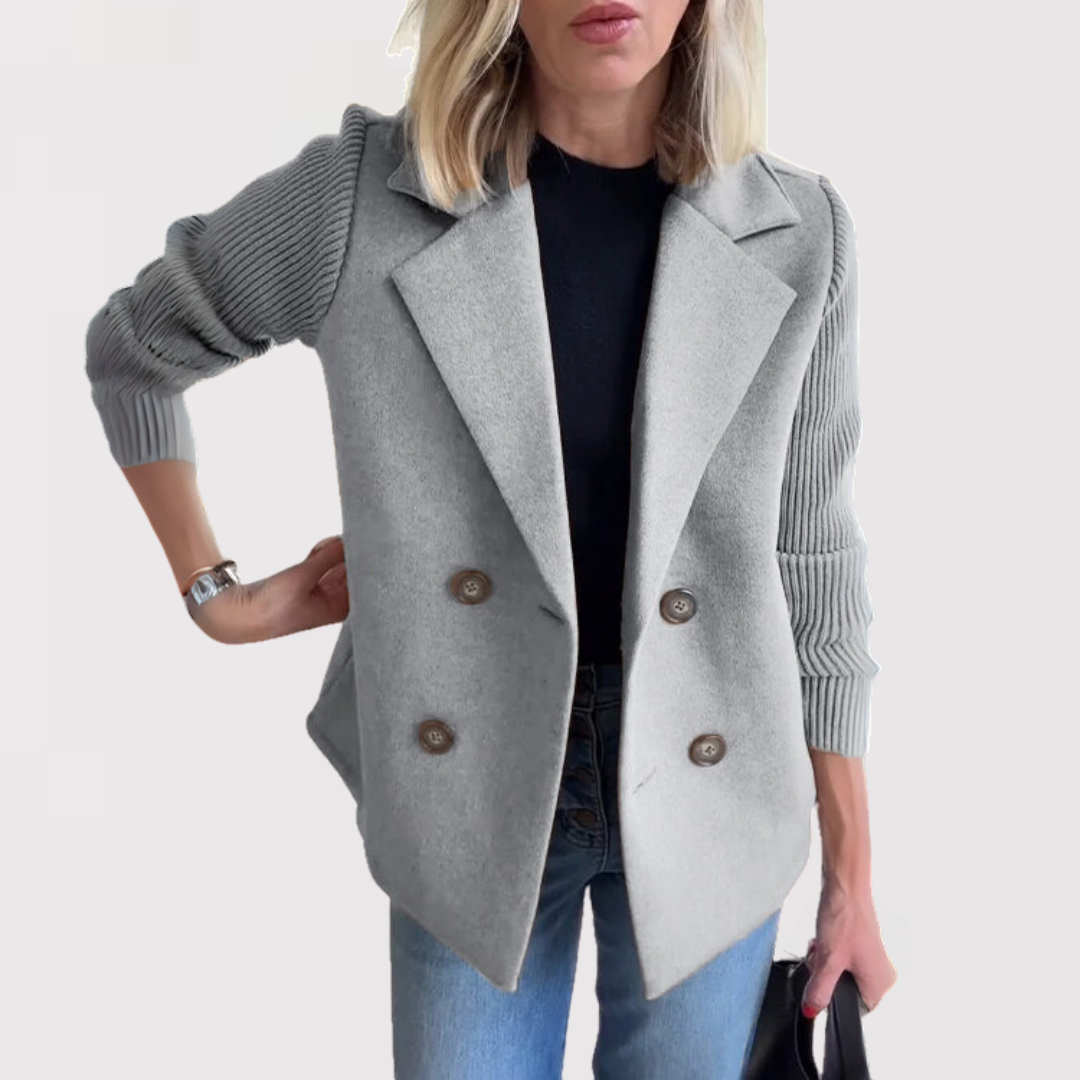 Klassisk Blazer med Elegant Snit og Moderne Hverdagsstil