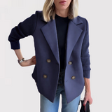 Klassisk Blazer med Elegant Snit og Moderne Hverdagsstil