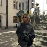 Poncho dame jakke – elegant uldlook cape