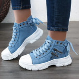 Høje Sneakers med Chunky Sål og Dekodetaljer