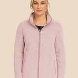 Blød fleecejakke til kvinder med varmende teddystruktur