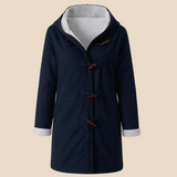 Varm dametrench med hætte og blød fleeceforing