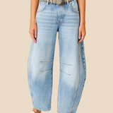 Leopardmønstrede wide leg bukser – moderne komfort og vovet stil