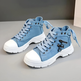 Høje Sneakers med Chunky Sål og Dekodetaljer