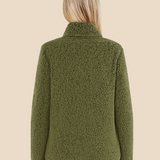 Blød fleecejakke til kvinder med varmende teddystruktur