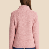 Blød fleecejakke til kvinder med varmende teddystruktur