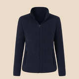 Blød fleecejakke til kvinder med varmende teddystruktur