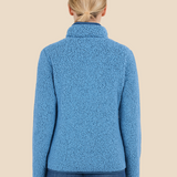 Blød fleecejakke til kvinder med varmende teddystruktur