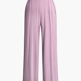 To-delt Sæt med Bandeau Top og Vide Bukser – Sommerlook