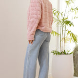 Kort faux fur jakke til kvinder – elegant og blød pelsjakke til hverdag og fest