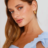 Klassiske guld hoop øreringe til kvinder – elegant og tidløs stil