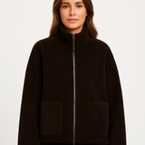 Teddy fleece jakke – varm, blød og stilfuld