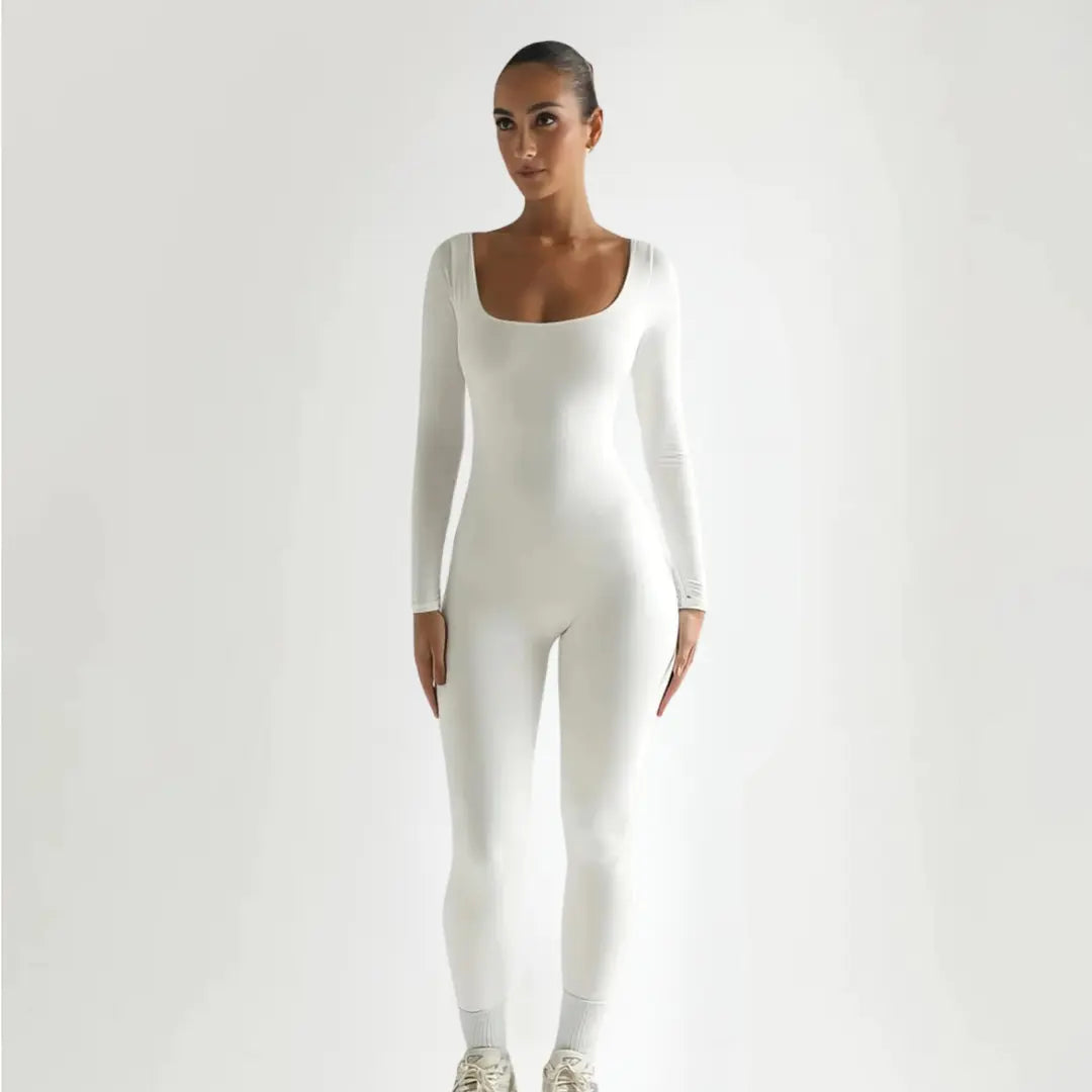 Seamless Long Sleeve Bodysuit – Tætsiddende & Komfortabel