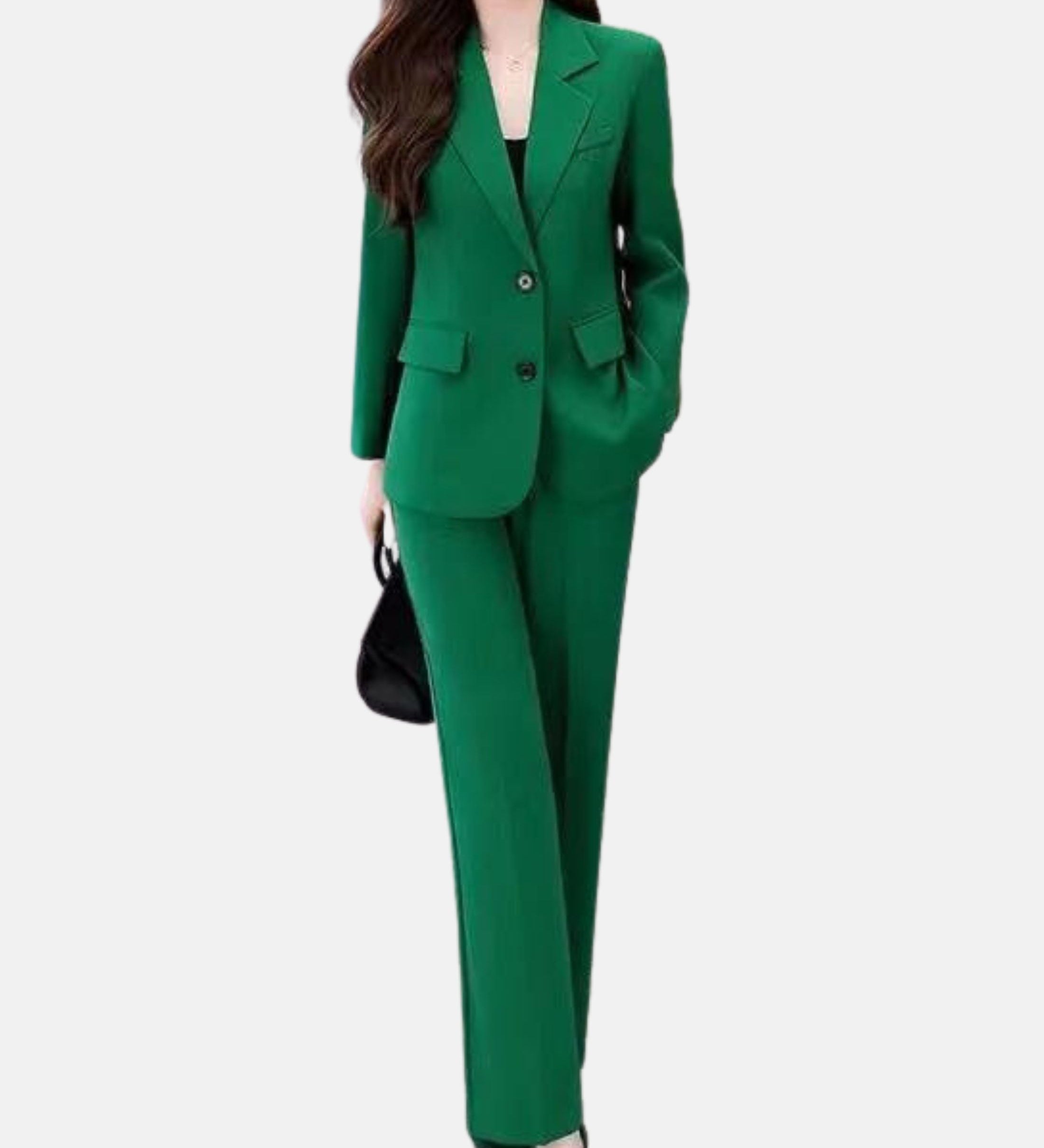 Skræddersyet Jakkesæt med Blazer og Bukser – Elegant Powerlook