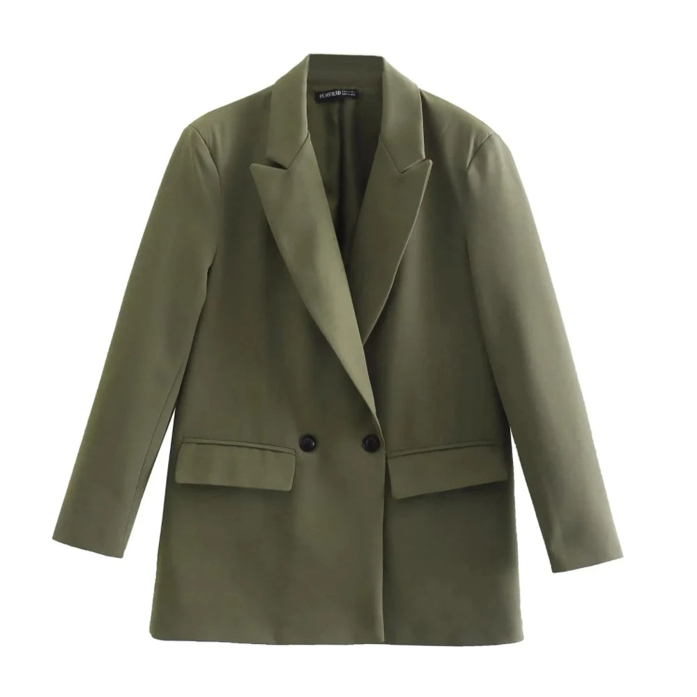 Dame blazer – klassisk design med to knapper