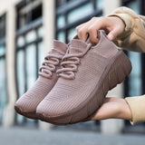 Chunky sorte sneakers til kvinder med massiv sål