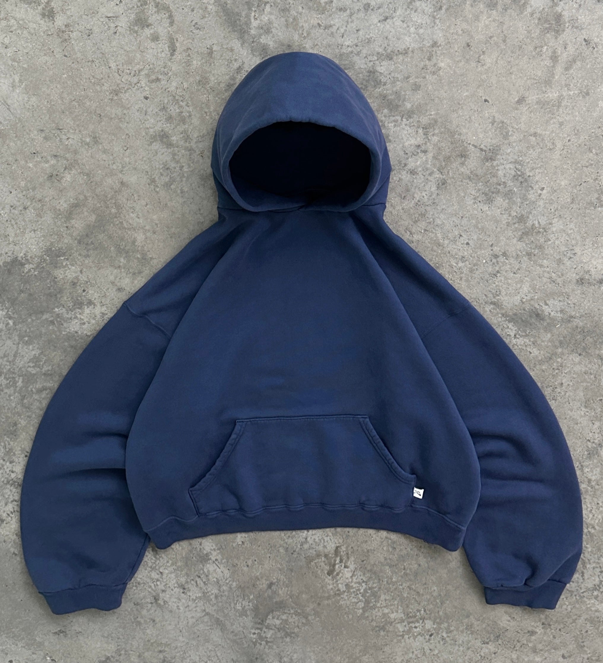 Oversized cropped hoodie med blød kvalitet og trendy pasform