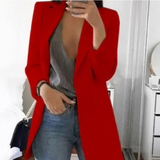 Elegant dame blazer i klassisk sort design