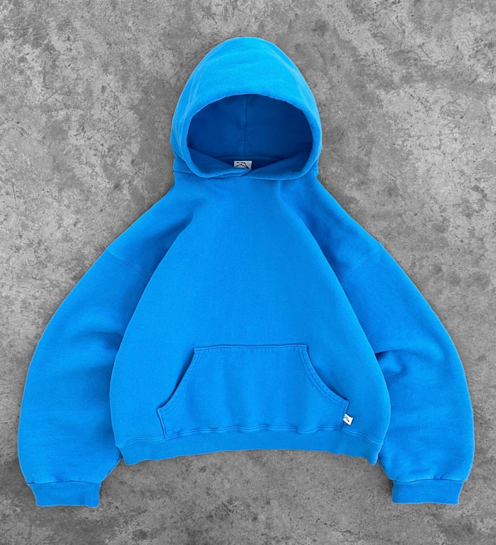 Oversized cropped hoodie med blød kvalitet og trendy pasform