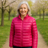 Letvægts dunjakke til damer – varm, stilfuld og perfekt til overgangsvejr