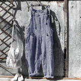 Ternet Dungaree Jumpsuit med Bindestropper og Lommer