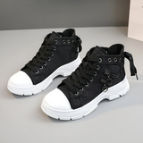 Høje Sneakers med Chunky Sål og Dekodetaljer