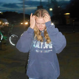 Oversized hoodie med CULTURE print og streetwear pasform