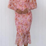 Blomsterkjole Dame – Let Sommerkjole med Elegant Print