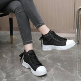 Høje Sneakers med Chunky Sål og Dekodetaljer