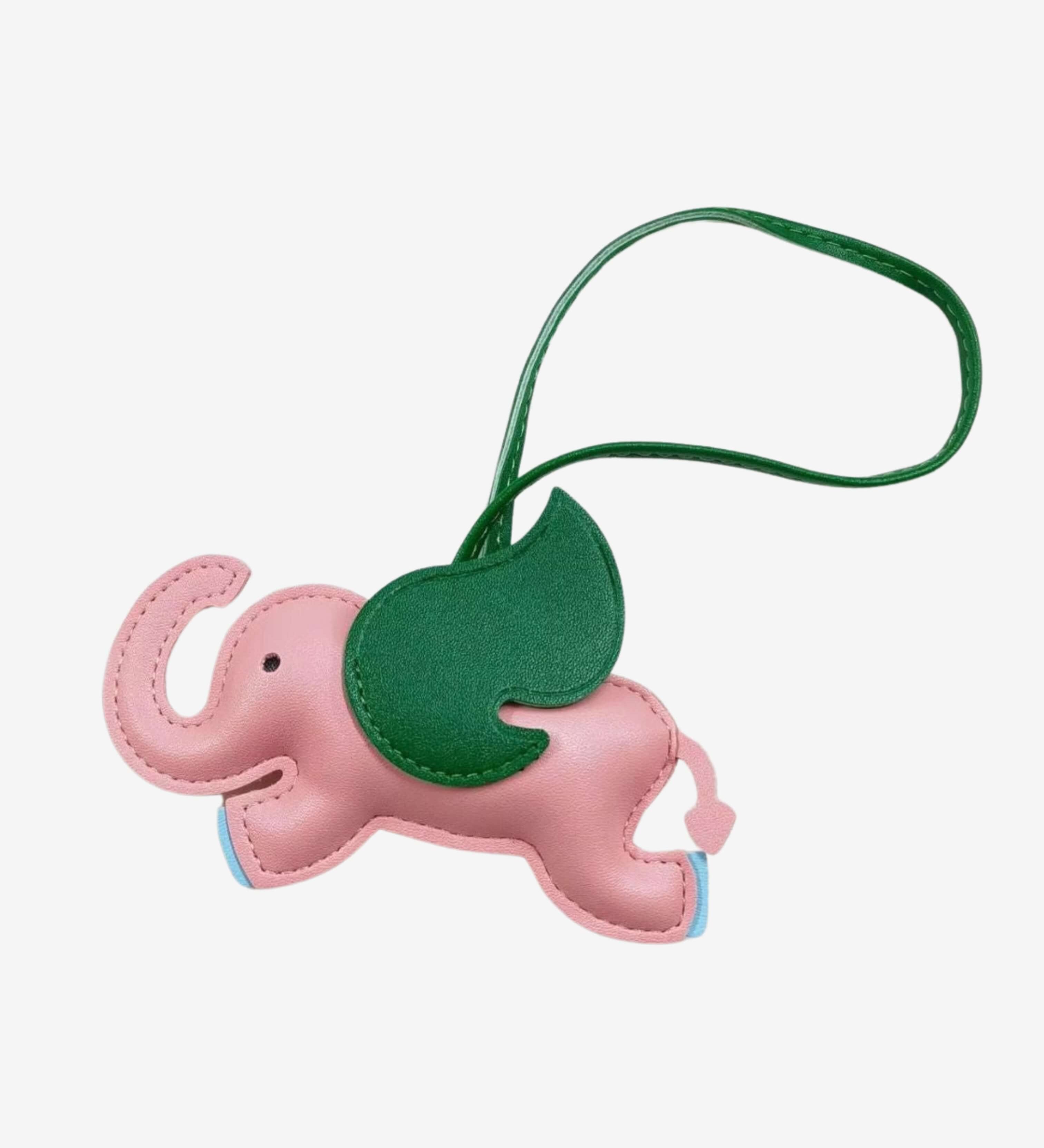 Elefant Vedhæng – Farverigt Taskeaccessory med Vinger