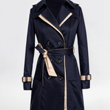 Klassisk Trenchcoat med Dobbelt Knaplukning