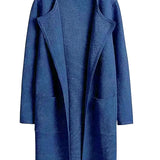 Lang Åben Cardigan med Elegant Pasform